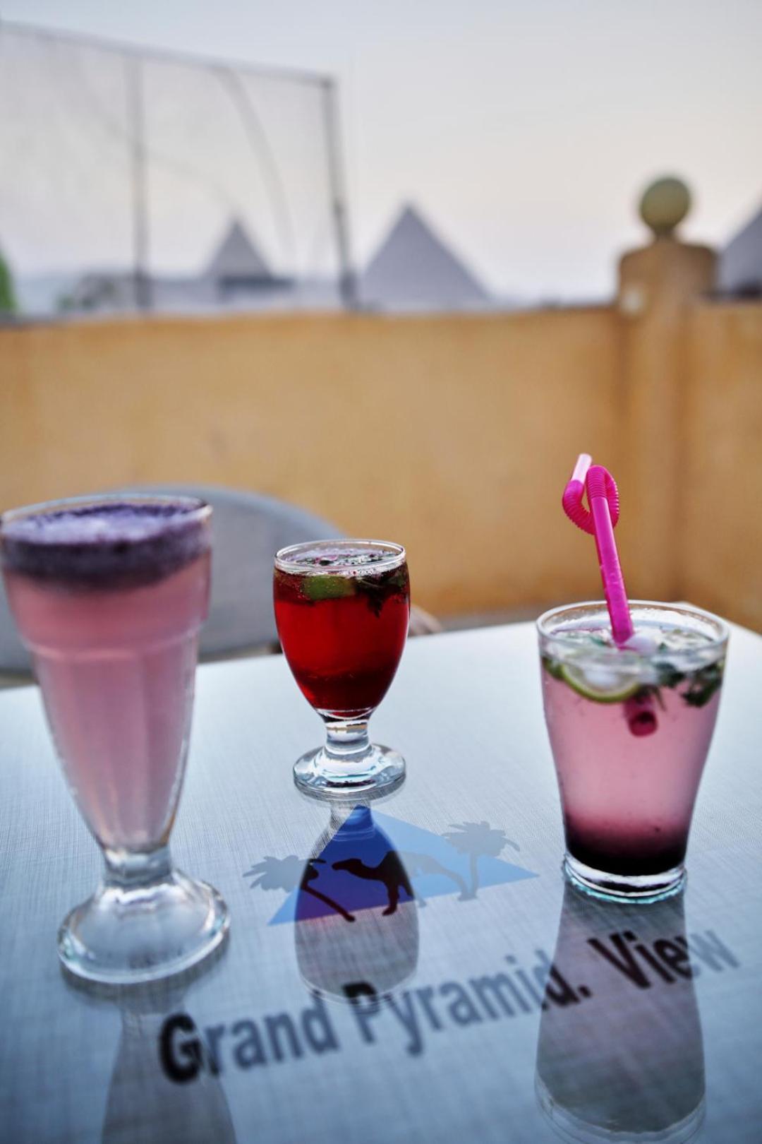 Grand Pyramid View Hotel Kafret el-Gabal Kültér fotó