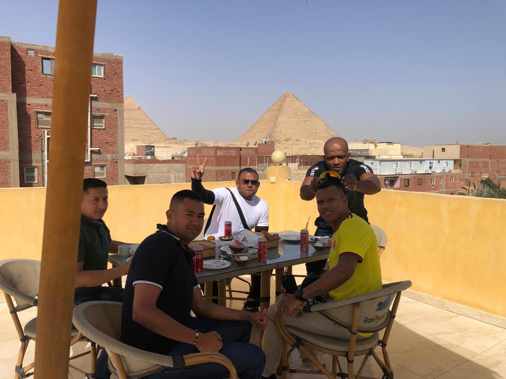 Grand Pyramid View Hotel Kafret el-Gabal Kültér fotó